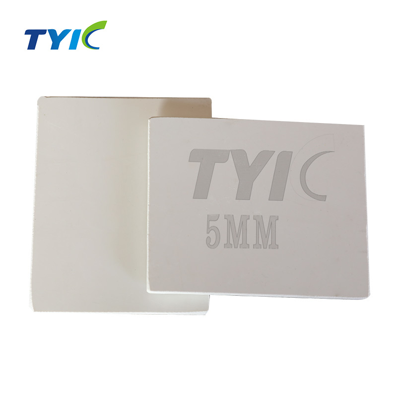What are the primary applications for extruded PVC sheets, and how does the material's composition make it suitable for these uses?