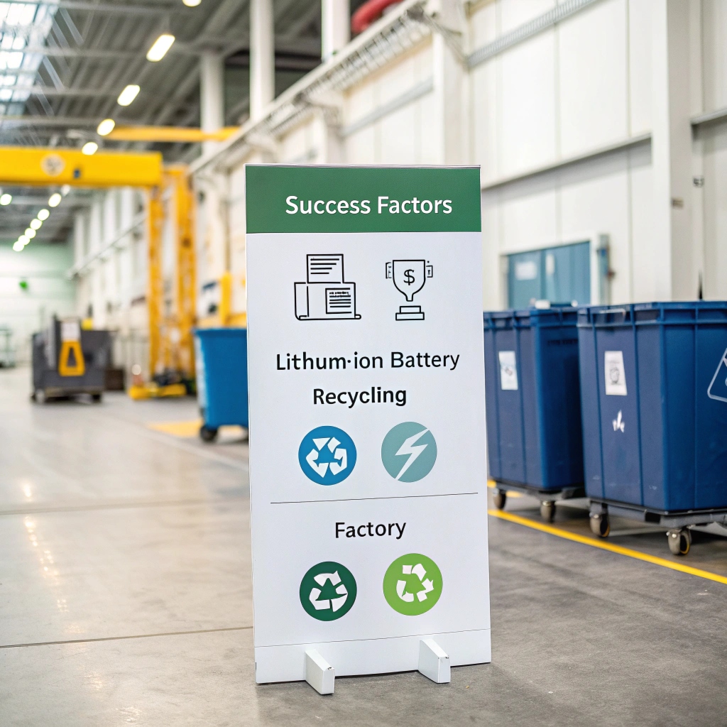 8 Success Factors for Lithium-Ion Battery Recycling