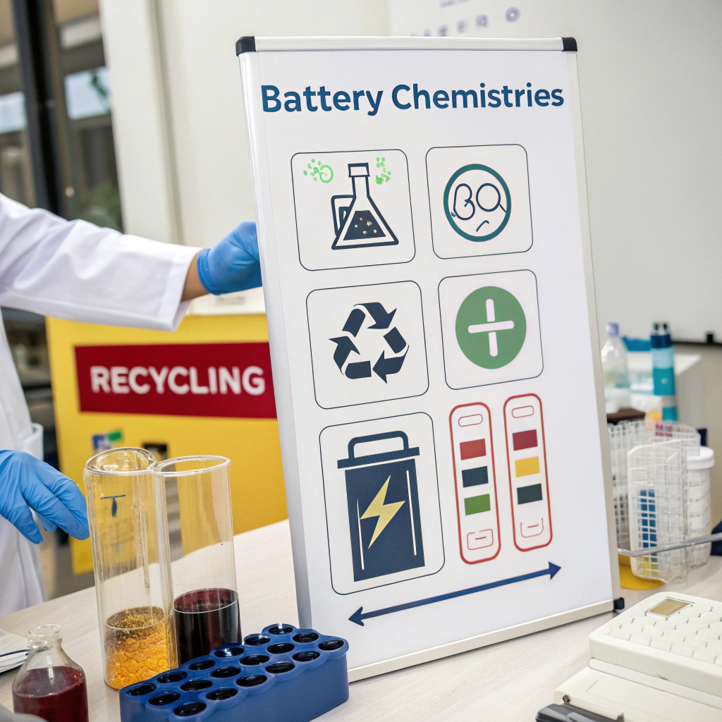 Battery Chemistries and Recycling Benefits