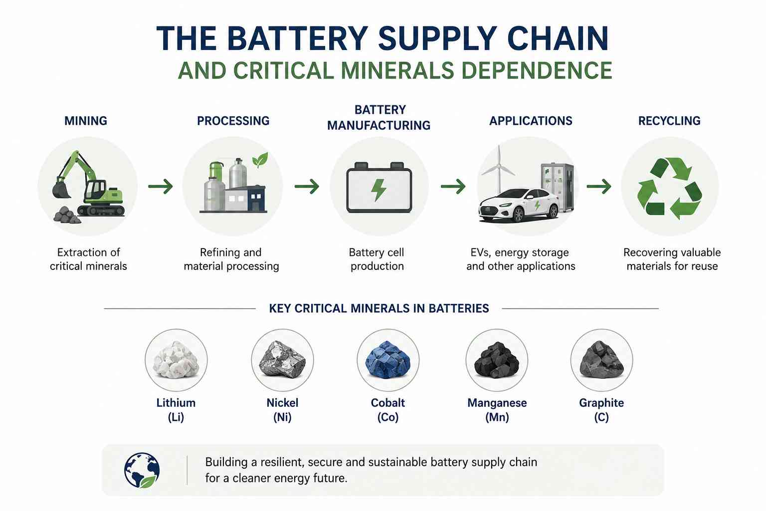 The Battery Supply Chain and Critical Minerals DependenceTianyicheng ...