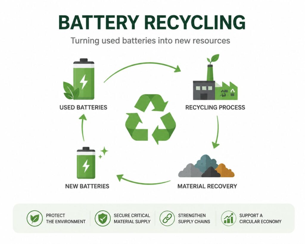 How Battery Recycling Is Becoming Essential Infrastructure
