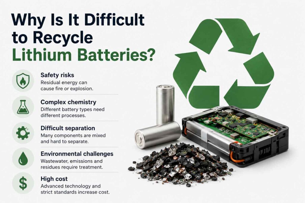 Warum ist das Recycling von Lithium-Batterien so schwierig?